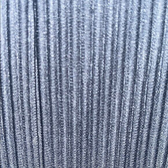 Nwt Zara dark gray ribbed Blazer with Notched Lapel and Relaxed Fit - Picture 5 of 5